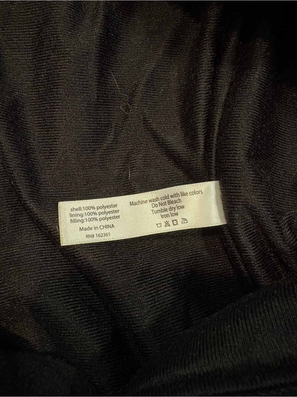 Full Send Nelk Fleece Jacket Black Grey Spellout Men's Medium RARE - Picture 5 of 5